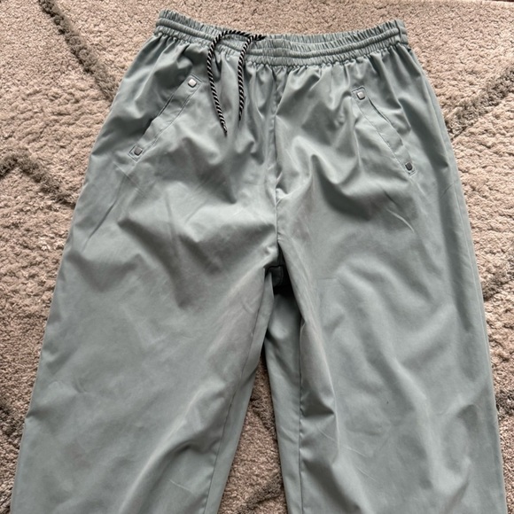 Vintage Jamie Sadock pull on straight leg pants blue high rise large - Picture 4 of 10